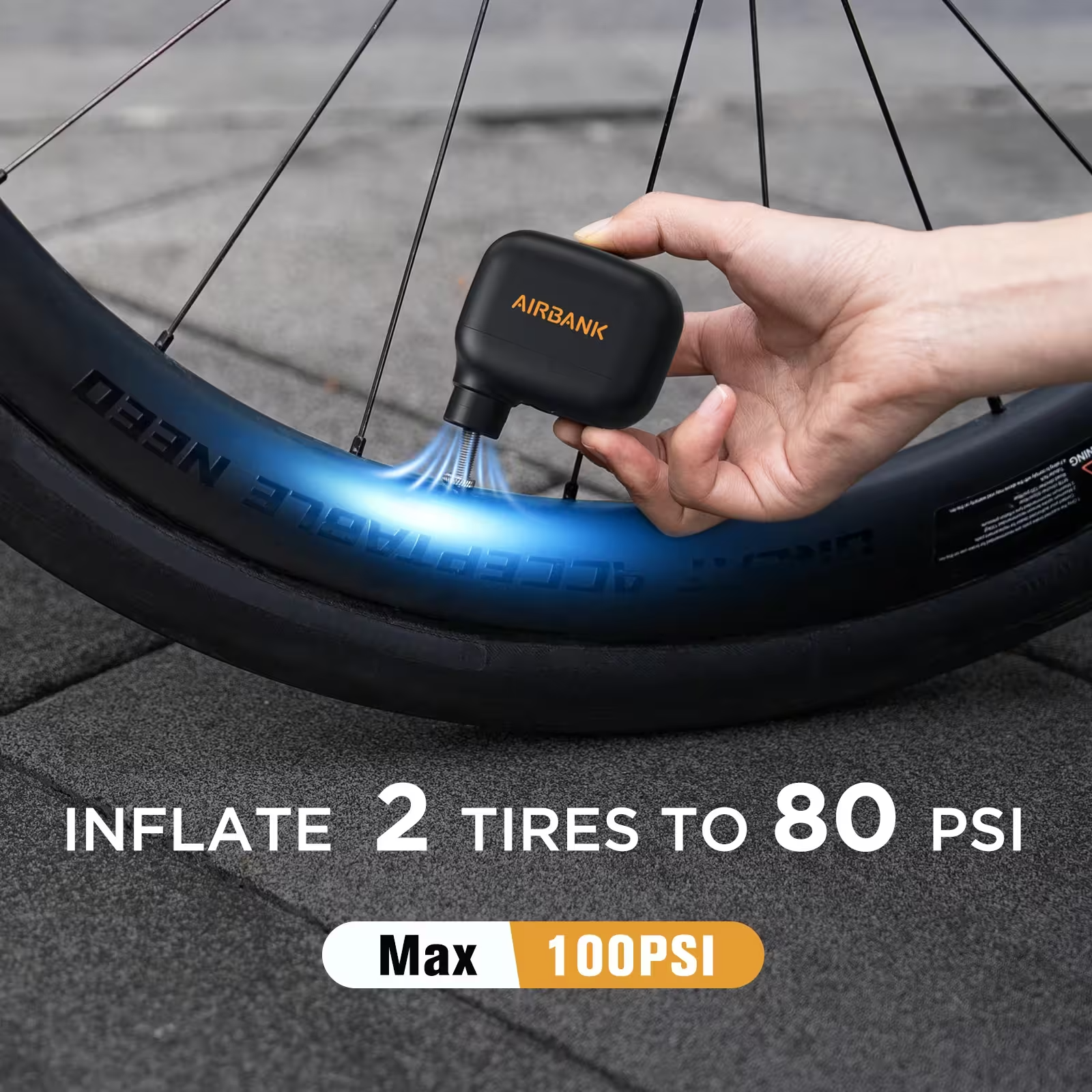 Pocket SE Mini Portable Electric Tire Pump For Bicycle