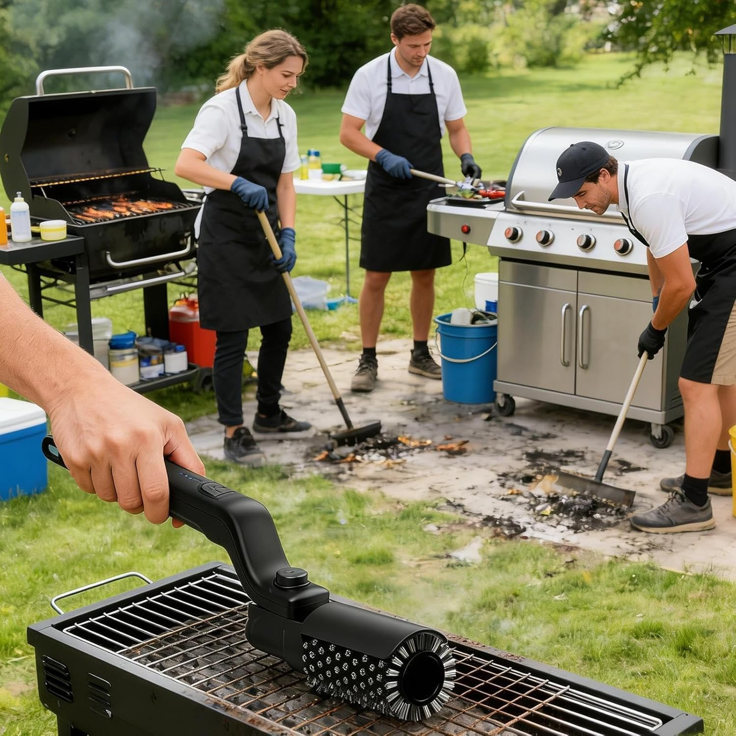 Wireless BBQ Cleaner Brush