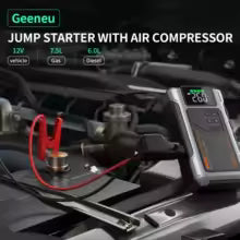 Portable Car Jump Starter with Air Compressor