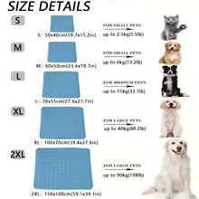 Dog Cooling Mat Summer Pet Cold Bed - Extra Large for Small & Big Dogs