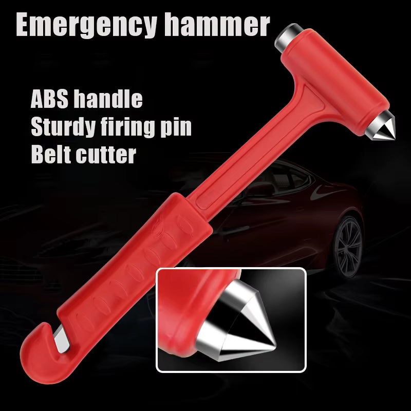 Steel Car Emergency Hammer with Belt Cutter