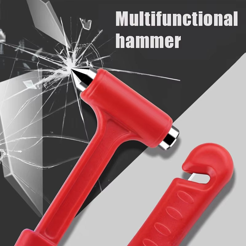 Steel Car Emergency Hammer with Belt Cutter