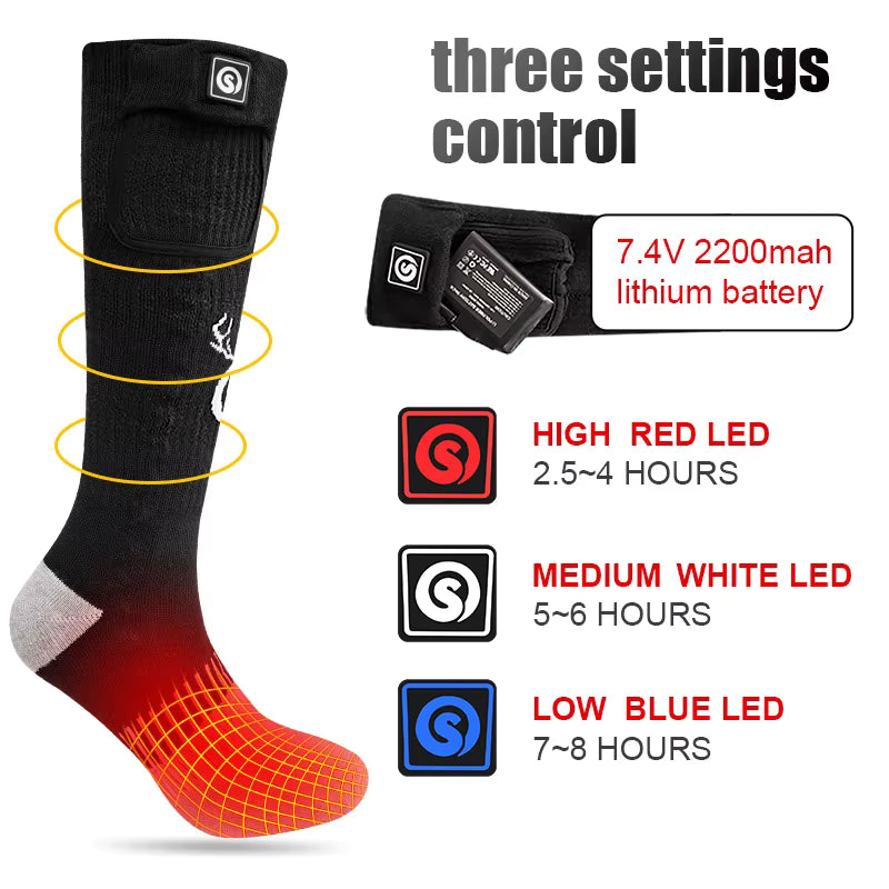 Rechargeable Electric Heated Socks