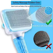 Dog Hair Remover Brush - Professional Grooming Comb for Long Hair Pets
