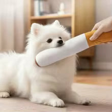 Funny Cigar Shaped Dog Chew Toy - Plush Squeaky Interactive Molar Toy