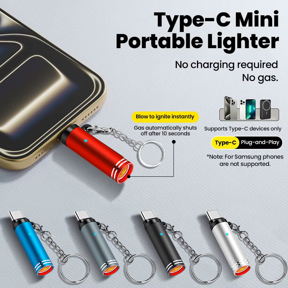 Mini Type C USB  Lighter